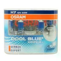 ราคา fasdushshop คุณภาพรับประกันได้ OSRAM หลอดไฟหน้า H7 V55W รุ่น COOL BLUE HYPER+ (แพ็ค) (1733420696108500096)