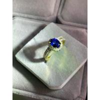 ราคา [COD] [Tiktok]แหวนไพลินแท้แล็บโกรน (Lab Grown Blue Sapphire) ขนาด 1.5 กะรัต จาก Impimo Thailand รูปทรงแบบ Oval Cut (ทรงวงรี) ล้อมด้วยเพชร CZ เกรด 5A ชูบนตัวเรือนเงินแท้ 925 มาพร้ (1732838456053171909)