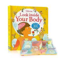 ราคา ส่งฟรี. หนังสือภาษาอังกฤษ Usborne Look Inside Your Body Lift-The-Flap Interactive Montessori Education Board Book English Children Book Bedtime Reading Storybook for Kids Early R (1733091988617791298)