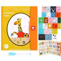 ราคา COD Magnetic ABC Book สมุดแม่เหล็กตัวอักษร ABC พกพาสะดวก ติดไวท์บอร์ดได้ ของเล่นเสริมพัฒนาการTikTok (1732944090160465766)