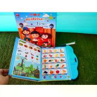 ราคา COD หนังสือจินดา หนังสือพูดได้ E-Book หนังสือ 3 ภาษา มีภาพและเสียงไทย จีน อังกฤษ (มีปากกาเขียน-ลบ) เสริมทักษะTikTok (1732991540331447475)