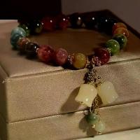 ราคา Natural Rainbow Glass Bracelet for Women Summer Elegant Style Lily of the Valley Pendant Bracelet Gifts for girlfriends and best friends. (1733410144780584371)