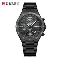 ราคา Curren men's watch, calendar watch, six-hand multi-functional stainless steel bracelet watch, business wristwatch. (1733325797956355112)