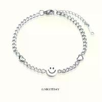 ราคา G.NIGHTDAY - Smile Heart bracelet (สร้อยข้อมือยิ้ม) (1732667931743127226)