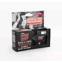 ราคา กล้องฟิล์ม Lomography Simple Use Reloadable Film Camera Black and White 35mm กล้องโลโม่ lomo คลังสินค้า (1733104194262107844)