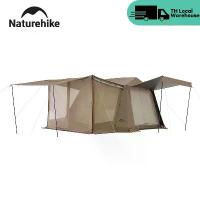 ราคา [พร้อมส่ง] Naturehike Village 6.0 ridge Flagship model automatic tent Titanium Black Glue outdoor camping tent with canopy 3-4 persons family tent Waterproof Sun protection (1733401294128514735)