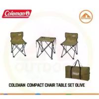 ราคา CODชุดโต๊ะเก้าอี้สนาม camping Coleman Compact Chair Table Set OliveTikTok (1732761503438242831)