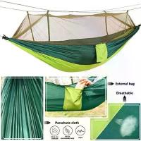 ราคา เปลสนาม เปลแค้มปิ้งพร้อมมุ้งกันยุง Camping Hammock สำหรับตั้งแคมป์ เปลนอน เปลญวน เปลนอนผู้ใหญ่เปลสนาม (1732790062421476390)