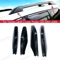 ราคา สําหรับ Toyota Land Cruiser Prado 120 2003-2009 แร็คหลังคารถ Rail Cap End ตกแต่งฝาครอบเปลี่ยนอุปกรณ์เสริม (1732799169247545279)