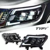ราคา TYPY Car For Nissan Navara Headlight 2014-2022 Upgrade Modified to New DRL Dynamic Turn Signal LED Headlight Auto Accessories (1733191714854765881)