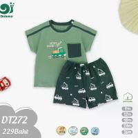 ราคา Dokma DT272 (8-14.2kg) ชุดเสื้อแขนสั้นเด็ก Baby Short-sleeve Clothes (6-9M, 9-12M, 12-18M, 18-24M, 24-36M) คําแนะนําผลิตภัณฑ์ใหม่ของเดือนนี้ (1732624833484522682)