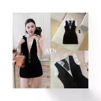 ราคา GUEENQwerthrdthrtwefshangmao M11 งานป้าย Atn Dress เดรสสั้นคอระบาย สำหรับผู้หญิง เสื้อผ้าแฟชั่นผู้หญิง ไซส์ Xs-L แนะนำ (1733148405547304890)