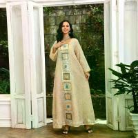 ราคา Middle East Cross-Border Women's Fashion Export Independent Station Singapore Evening Dress Sequin Embroidery Summer Long Sleeve Women's Dress (1733293625222596556)