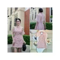 ราคา ร้านขายสินค้าเวสต์ไซด์ M11 งานป้าย Sunida Dress เดรสสั้นคล่องคอแต่งโบว์ด้านหลัง สำหรับผู้หญิง เสื้อผ้าแฟชั่นผู้หญิง ไซส์ Xs-L COD (1733148471655827397)
