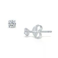 ราคา Mizuchol ต่างหูเงินแท้ ประดับเพชร crystal (Diamond Earrings) 6mm (1732744662553887851)