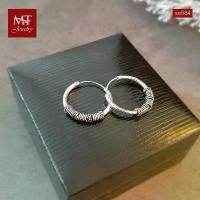 ราคา MT ต่างหูห่วงเงินแท้ ห่วง สไตล์บาหลี 925 Sterling Silver Earrings (se584) MT Jewelry มณีธารา (1732714943764072128)