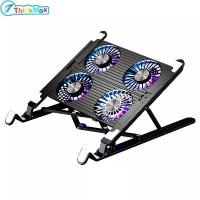 ราคา Foldable Laptop Holder Stand Cooling Pad Table Bracket With Radiator Silent Fan Notebook Accessories (1733065623660037195)
