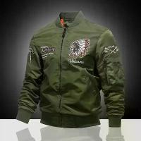 ราคา MA-1 American work suit pilot jacket men's spring and autumn baseball suit trendy brand jacket men's military fan hobby jacket [COD] (1733434362452936240)