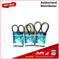 ราคา MITSUBOSHI สายพานหน้าเครื่อง SOLUNA 5AFE เครื่อง 1500 สายพานแอร์ สายพานเพาเวอร์ (รวม 3 เส้น) 5PK970 FAN 4PK850 A/C 3PK63 จัดส่งจากกทม (1732647230261527887)