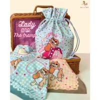 ราคา （จัดส่งจากประเทศไทย）. Kiss Me Doll Scarf/Shoulder Scarf Disney Lady and the Tramp Size 100X100 Cm. Fashion accessories #อย่าน้อยใจตัวเอง (1733033494542452150)