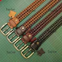 ราคา COD. เข็มขัดถักเปียหนังแท้ 4สี ยาว 120 cm ใส่ได้ถึง 44นิ้ว Fashion accessories #อย่าน้อยใจตัวเอง (1732961598828676750)