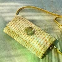 ราคา กระเป๋าสาน กระเป๋าผักตบชวา กระเป๋าถือ กระเป่าสะพายข้าง MONPANAMA GRACE GOLD (1732772994406123151)