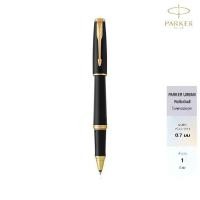 ราคา Parker Urban Muted Balck With Gold Rim Rollerball Pen 0.7 ปากกาโรลเลอร์บอลเออร์เบิน แมทดำ จีที 0.7 มม. (1733360608057526195)