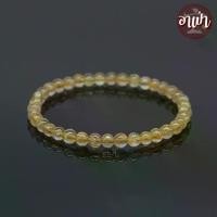 ราคา หินไหมทอง Gold Rutilated Quartz เกรด Premium ขนาด 5 มิล คัดหิน หินมงคล เรียกเงิน เรียกทอง กำไลหินสี หินสีทอง (1732677891618079928)