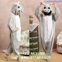 ราคา Mascotfancyshop ชุดนอนมาสคอต แฟนซี สัตว์ ฮิปโปเทา หมูเด้ง(gray hippo/Moo Deng) ที่นิยมมากที่สุด (1733172504131896811)