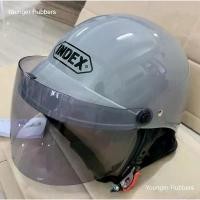 ราคา Certified Products Half-face index helmet, special color Lambo gray + free face shield (1733084475536147941)