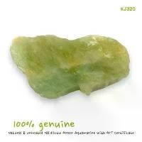 ราคา KJ320 ก้อนพลอยอความารีนดิบสีเขียวมรกต(ไม่เผาไม่ทำสี) Natural Unheated Ocean Green Aquamarine 788.46ctw GIT Certified (1732835404198937985)