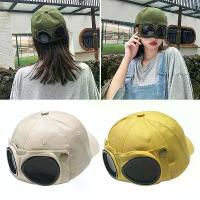 ราคา [COD] Men Women UV Protection Sunglasses Pilot Hat Peaked Cap Sun Hat Glasses Baseball Cap (1733125507897787634)