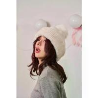 ราคา Hat16 หมวกไหมพรมด้านในบุขน Beanie Hat คลังสินค้า (1732795516199601220)
