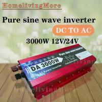 ราคา [COD] Inverter 3000W Model 12V/24V Inverter Pure Sine Wave, Million% Sine Wave, Converts Battery Power into 220V Home Electricity, Ready to Ship from Thailand. Inverter Pure Sine (1733313107820643351)