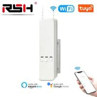 ราคา 2025 Smart Home WiFi Wireless Automatic Blinds Roller Shutter Motor Remote Control Sunshade Graffiti Electric Curtains (1733371686164399554)