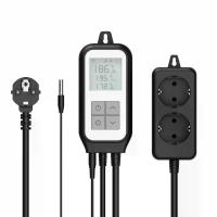 ราคา 2025 Tuya Smart Home Thermostatic Control Socket WiFi Tuya Smart Life App Remote Temperature Control Socket EU Plug (1733371687625262530)