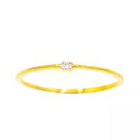 ราคา [COD] [Tiktok]Happy jewelry แหวนเม็ดเดี่ยว เพชรแท้ สไตร์มินิมอล ME830 (1733099716338091841)