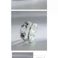 ราคา New Style Silver Retro Fashion U-Shaped Ring For Men And Women Southeast Asia Daily Wear Party Jewelry Trendy Adjustable Silver Accessories Casual Fashion Ring (1733225903198471443)