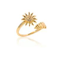 ราคา jewelry แหวนทอง 18K แหวนดอกทานตะวันชุบทองสาวปาร์ตี้ของขวัญ 336r (1731973463690741290)