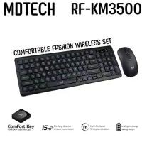 ราคา MD-TECH รุ่น RF-KM3500 (2in1) Keyboard+Mouse Wireless Set ใช้เชื่อมต่อแบบไร้สาย ระยะ 15 เมตร ยี่ห้อ MD-TECH. (1732865563488912525)
