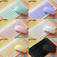 ราคา ชุดคีย์บอร์ดและเมาส์บลูทูธสีรุ้ง Bluetooth Keyboard&Mouse BT/2.4G) — แบตเตอรี่ 30 วัน, ปุ่มเงียบ, สำหรับ iPad/แท็บเล็ต (1732832558820918988)
