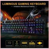 ราคา OKER KEYBOARD คีย์บอร์ดสำหรับเล่นเกมส์ Blue-Switch k9138 สวัสดิการสด (1732872711399311085)