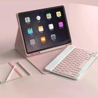 ราคา New Smart Keyboard Case with pen slot For iPad 12.9 11 10.5 10.2 9.7 Air 2 3 Mini 1 2 3 4 5 Ultra-thin protective cover (1733062382772717128)