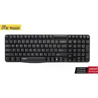 ราคา Rapoo E1050 USB Wireless Keyboard (คีย์บอร์ดไร้สาย) -Black Model : KB-E1050-BK คําแนะนําการขายที่ร้อนแรงในเดือนนี้ (1732966400178619533)