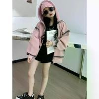 ราคา Girls' Spring and Autumn Jacket 2025 New Korean Style Hooded Coat for Kids, Trendy Versatile Outerwear for Big Girls (1733089297351476624)