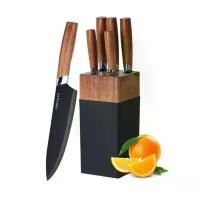 ราคา Kitchen Knives Set Chef Knives 6 Sets Stainless Steel Kitchen Knives Fruit Knife Peeler Chef Slicer Paring Knife Univers (1732793673361884610)