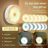 ราคา [COD] PIR Motion Sensor LED Night Light USB Rechargeable Night Lamp For Kitchen Cabinet Wardrobe Lamp Staircase Wireless Closet Light (1733071976081557191)