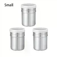 ราคา 3-Pack Stainless Steel Fine Mesh Spice Shakers with Lids - Multipurpose Kitchen Duster for Sugar, Cinnamon, Baking Soda, Cocoa, Flour - Durable Baking Tools for Home and Restaurant Use (17334352495957