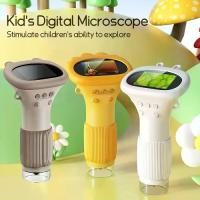 ราคา RIVGOT Children's Digital Microscope with 2inch IPS Screen and 1000x Magnification - Portable USB Microscope Toy, HD Pocket Microscope, Suitable for Boys and Girls Aged 3-12, Sci (1733214209578796750)