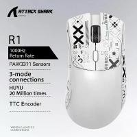ราคา [COD] Attack Shark R1 Wireless Gaming Mouse 18K DPI PAW3311 Tri-Mode Bluetooth 2.4GHz USB Lightweight Macro Gaming Mice for PC/Laptop (1733146365752935902)